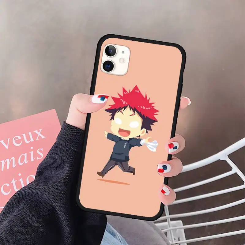 

Food Wars Shokugeki No Soma Phone Case for iPhone 11 12 pro XS MAX 8 7 6 6S Plus X 5S SE 2020 XR