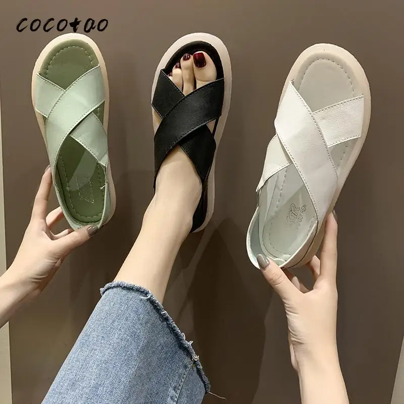 Сандалии женские волшебные стильные Новинка лета 2020 дикие студенческие мягкая