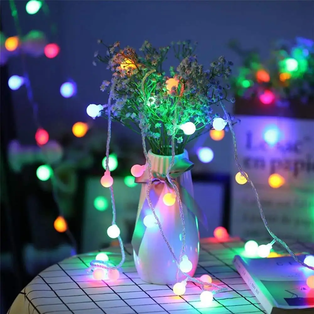 10/20/30/50/100M led globe Christmas String Light AC220V Outdoor waterproof Lighting wedding Party garden decorations lights | Лампы и