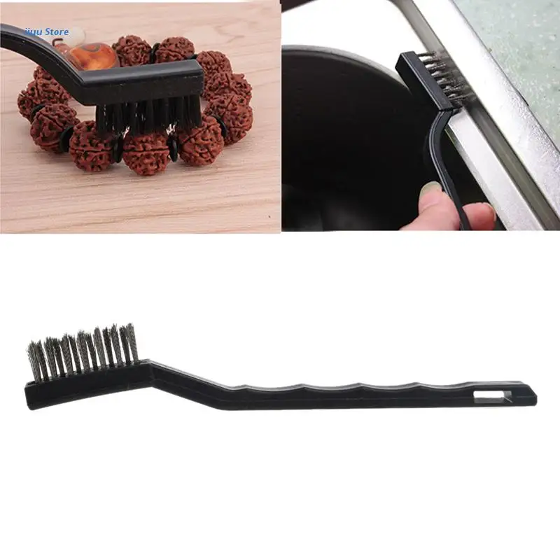 

Handy Stainless Steel Nylon Brass Wire Brush Tooth Brushes Cleaning Rust L5YE