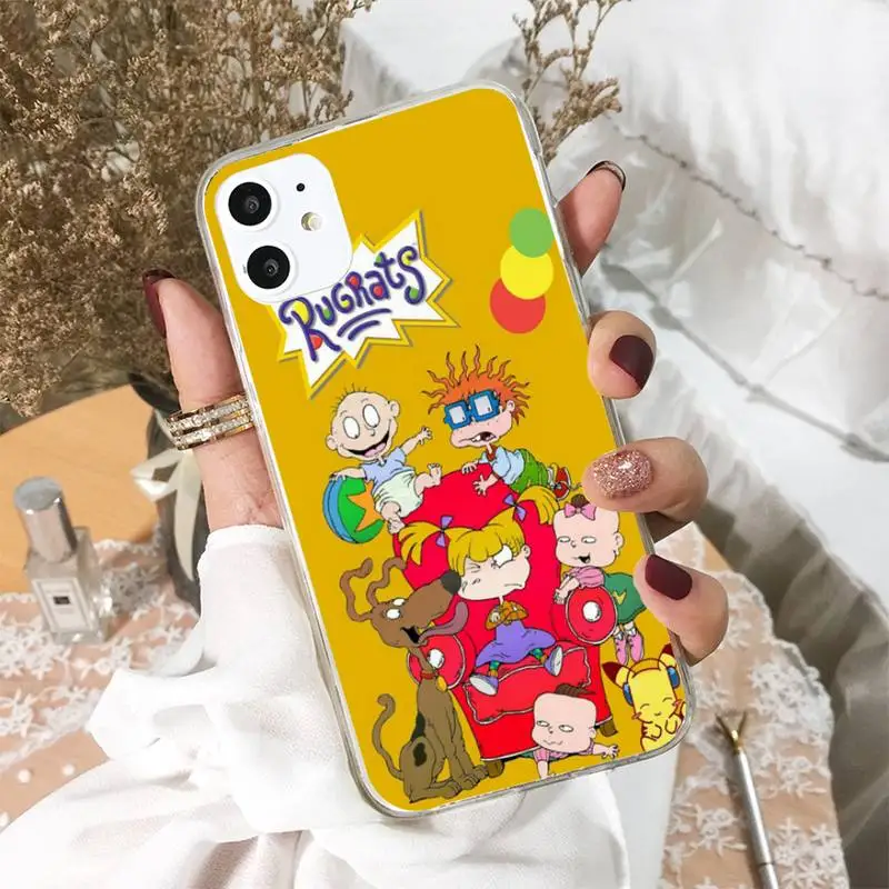 

Cartoon Rugrat Phone Case For iphone 5s 6 7 8 11 12 XSMAX XR pro plus mini se2020 Cover Fundas Coque
