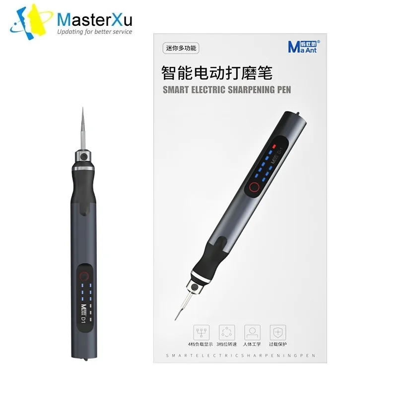 

MaAnt D1 Intelligent Grinding Pen Engraver Pen Grinder Mini Drill Functional For iPhone Board Electric Rotary Tool Grinding tool