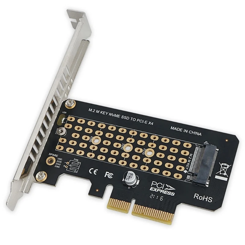

M-Key SSD адаптер карта M.2 NVME SSD к PCI Express PCIE 3,0 Плата расширения контроллера хоста для настольного компьютера