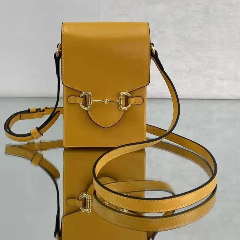 

High Quality Women Crossbody Genuine Leather Brand Fashion Men Cell Mobile Phone Case Messenger Shoulder Bag