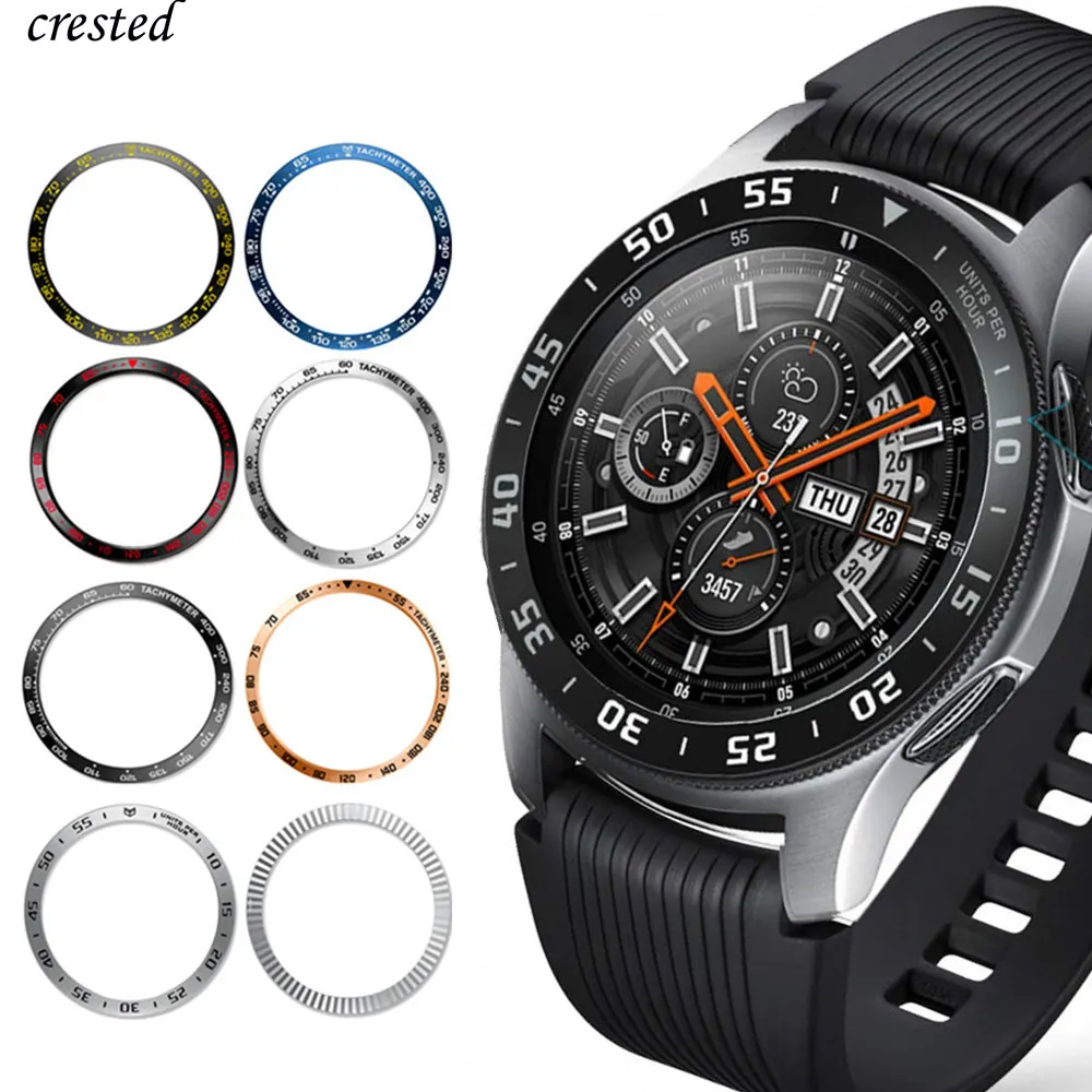 Металлический чехол для Samsung Galaxy Watch 46 мм/42 мм Gear S3 Frontier/Classic sport клейкая Обложка