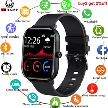 JARAMP New Men Smart Watch Wristband Men Women Sport Clock Heart Rate Monitor Sleep Monitor Bluetooth Call Smartwatch for phone
