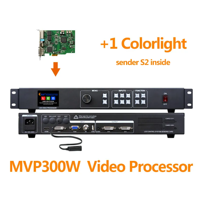 Wi-Fi процессор MVP300W с USB-плеером linsn ts802d nova msd300 и s2 светодиодная карта управления для
