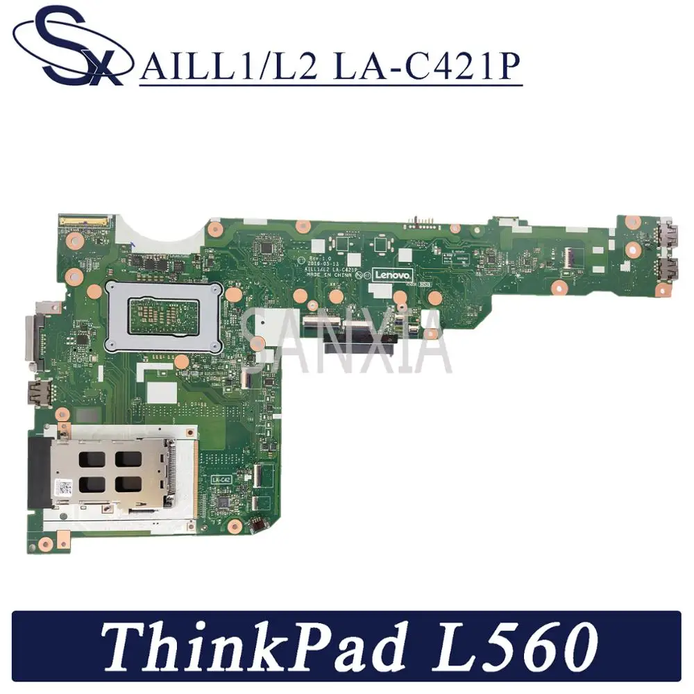 Материнская плата KEFU LA-C421P для ноутбука Lenovo ThinkPad L560 оригинальная материнская I7-6500U