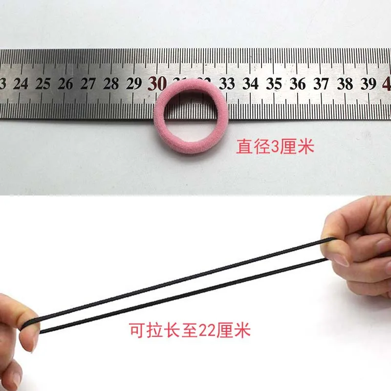 50 шт./лот Детские резинки для волос карамельных цветов эластичные мини-резинки