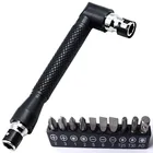 Г-образный Мини торцевой ключ с двойной головкой, набор сверл для отвертки, 14 дюйма 6,35 мм биты для отвертки, универсальный инструмент