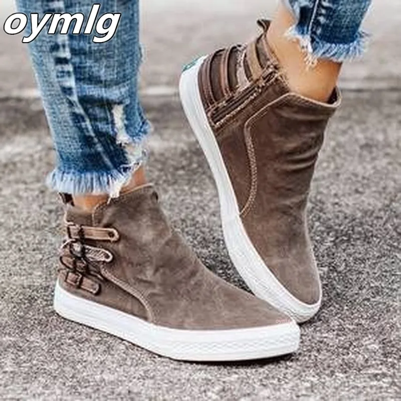 

2020 Women Flat Shoes Autumn Spring Canvas Buckle Denim Female Flats Shoes Top Selling Sneakers gift for girls Unique Design
