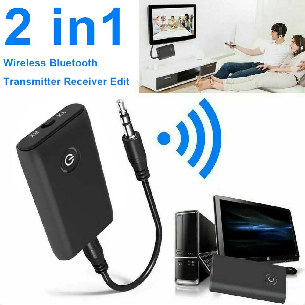 Bluetooth передатчик 3 5 мм аудио адаптер беспроводной 4 0 стерео для наушников