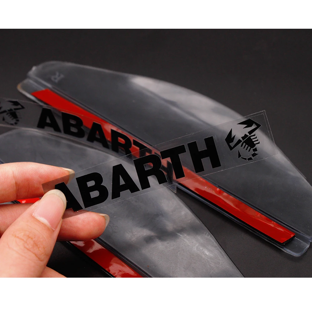 

2pcs Rubber Car Rain Rear View Mirror Stickers For Abarth 124 500 Grande Punto Spider Ducato Palio Bravo Doblo 595c 685 Stilo