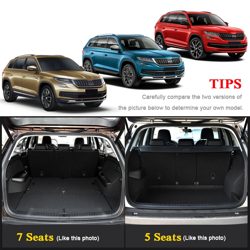 Автомобильный коврик для ботинок Skoda Kodiaq 2016 г. в подарок Накладка багажника