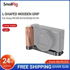 L-образная пластина SmallRig с деревянным захватом для Sony RX100 IIIIVV(VA)VIVII L, пластина кронштейна с деревянной рукояткой-2467