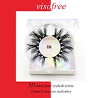 Visofree 5D норковые ресницы для макияжа 25 мм натуральные норковые ресницы для наращивания ручной работы объемные норковые ресницы для ресниц упаковка E86