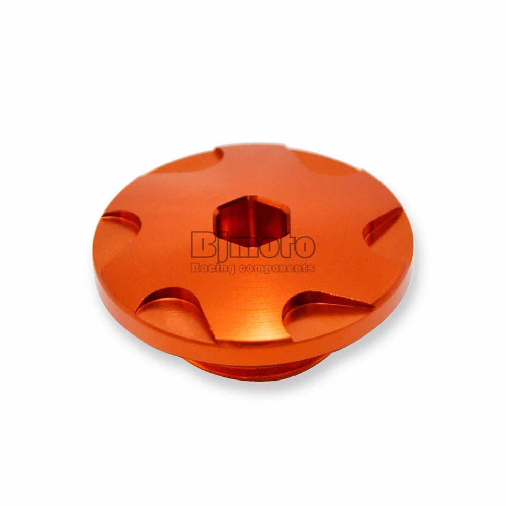 Motorcycle Orange Engine Oil Filler Cover Camshaft Plug Gas Cap For DUKE390 2013-2018 DUK E RC 125 200 390 250 2017 2018 | Автомобили и