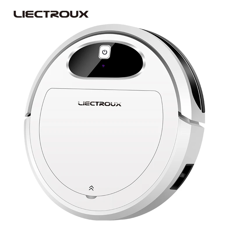 Робот-пылесос Liectroux 11S, приложение WiFi, гироскоп и 2D-навигация по карте,электрический контрольный воздушный насос резервуар для воды,влажная уборка