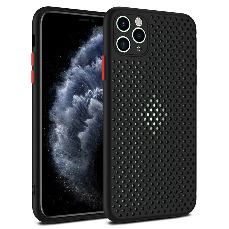 Чехол для телефона с отверстием защиты от тепла Huawei Mate 30 Pro P30 P40 Lite сетчатый