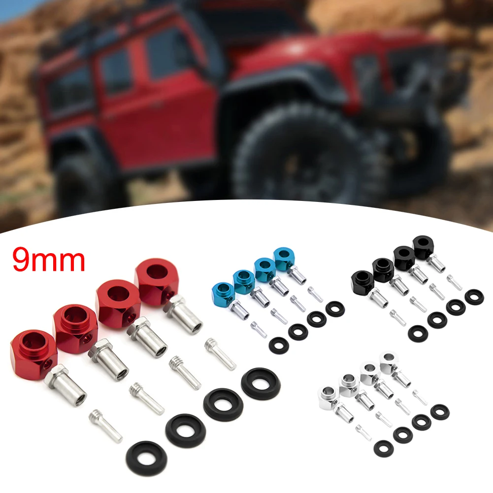 

Колесо RCTOYFUN из алюминиевого сплава с шестигранной головкой, 4 шт./компл., толщина 9 мм, сборка аксессуаров «сделай сам» для 1/10 внедорожника с д...
