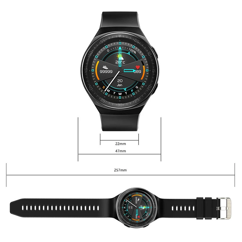 

Bluetooth Call Round Smart Watch Music Player Clock Fitness Men Women Sport Smartwatch for Phone DU55