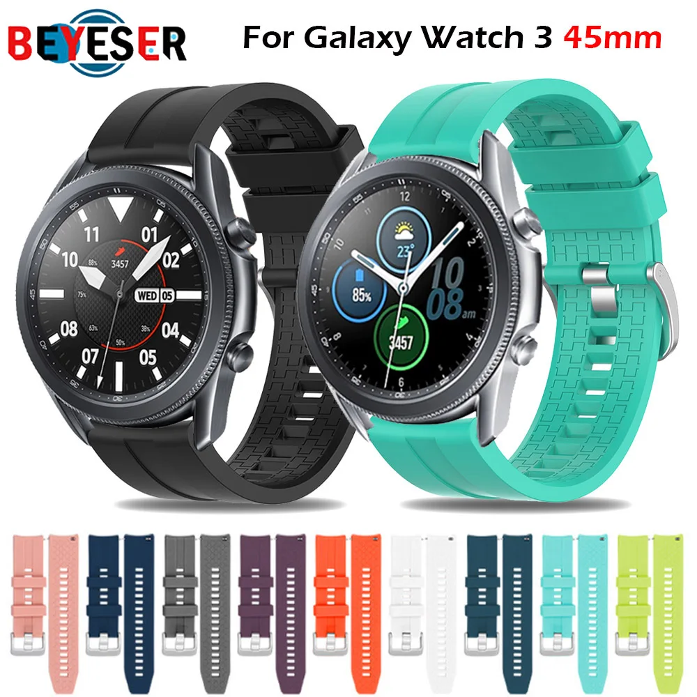 

Ремешок для часов Samsung galaxy watch 3 45 мм, спортивный браслет для Samsung galaxy Watch 46 мм Gear S3, 22 мм