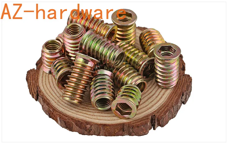 Гайка с потайной головкой шестигранная Встраиваемая гайка железные внутренние и