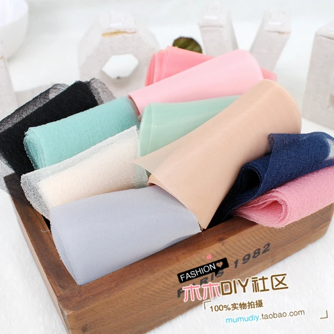 

Hand-made Ribbon Ribbon Ribbon Bow Transparent Bubble Yarn Yarn Belt Diy Hand-made Hair Accessories