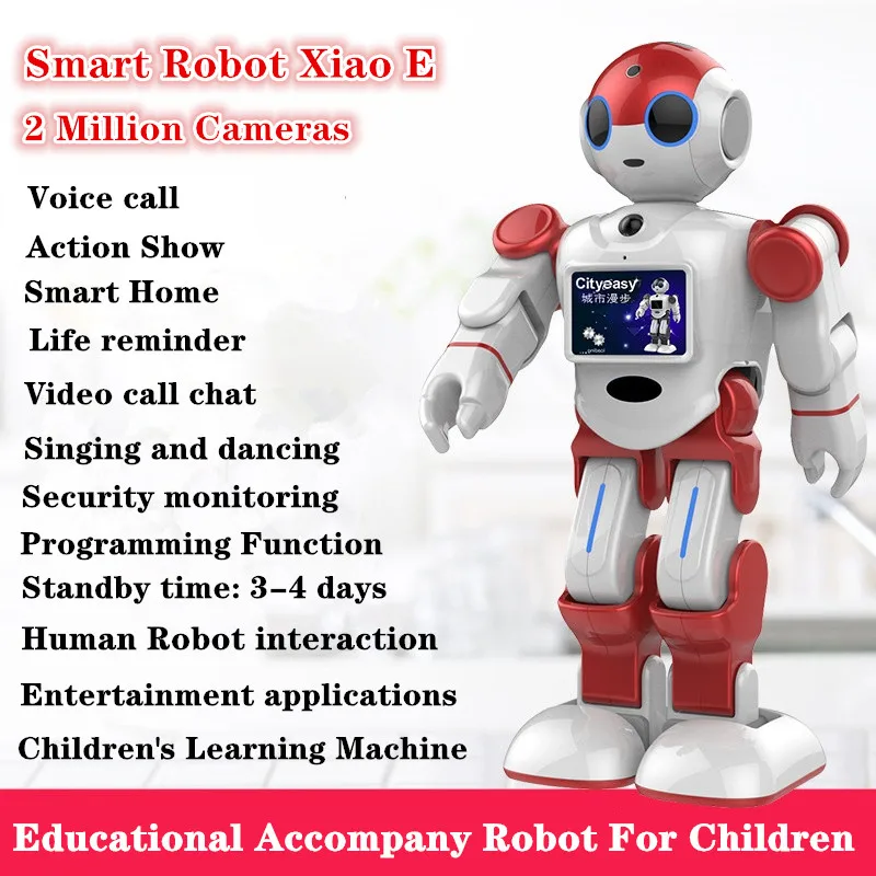 Voice-Controlled Robot child Learning Machine Singing Dancing Action Performance Smart Robot 2 Million Camera Robots toys gifts