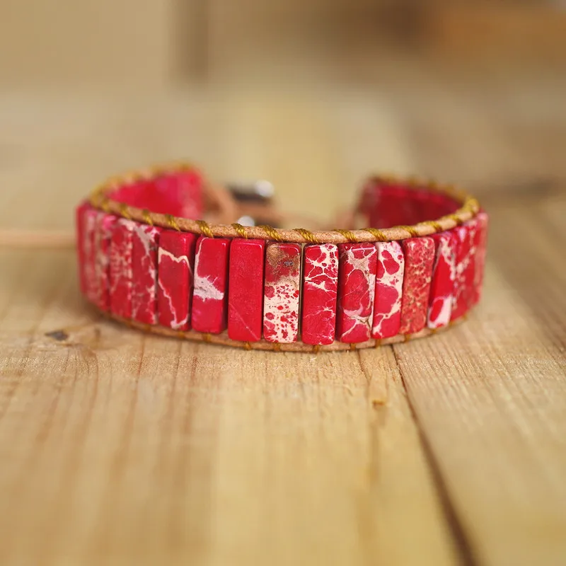 Ювелирные изделия ручной работы императорские камни трубчатые бусины чакра