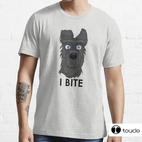 

Летние мужские футболки Chief Bites с изображением острова собак, 100% хлопок, повседневная мужская футболка Khabib, крутая Мужская футболка Khabib, футб...