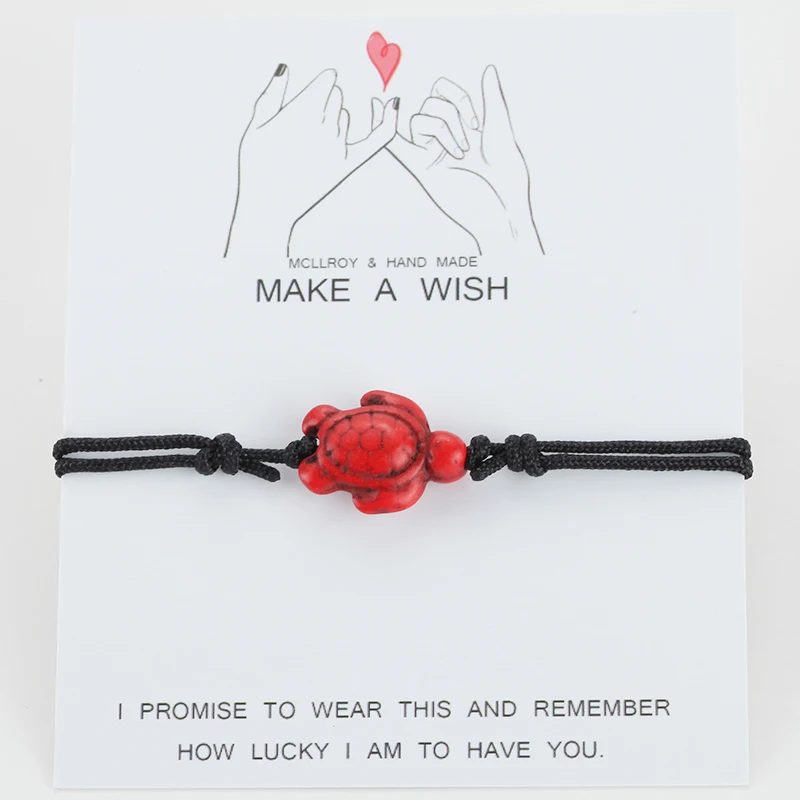 Sea Turtles Tortoise Charm Bracelets Card Bee Antique Animal Women Men Jewelry Red Black Many Colors Drop Shipping bracelet | Украшения и