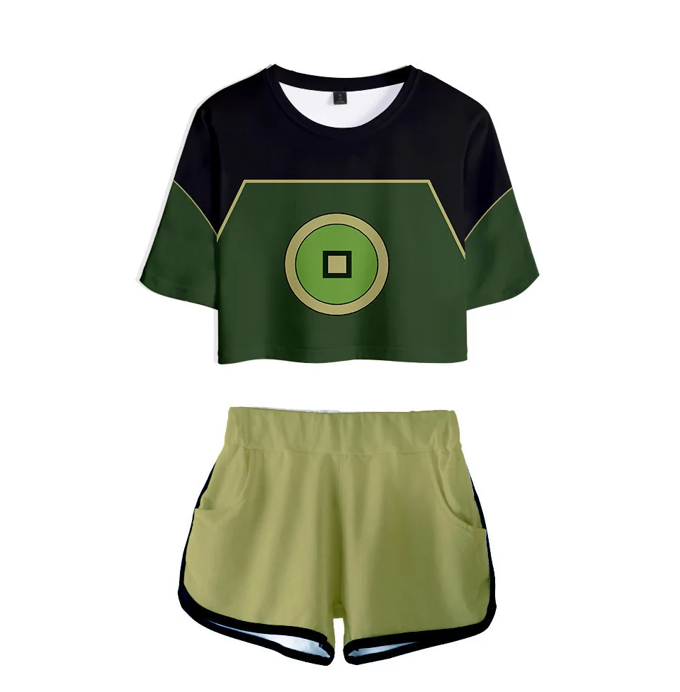 Аватар: Последний Костюм для косплея Airbender летние мужские и женские топы с