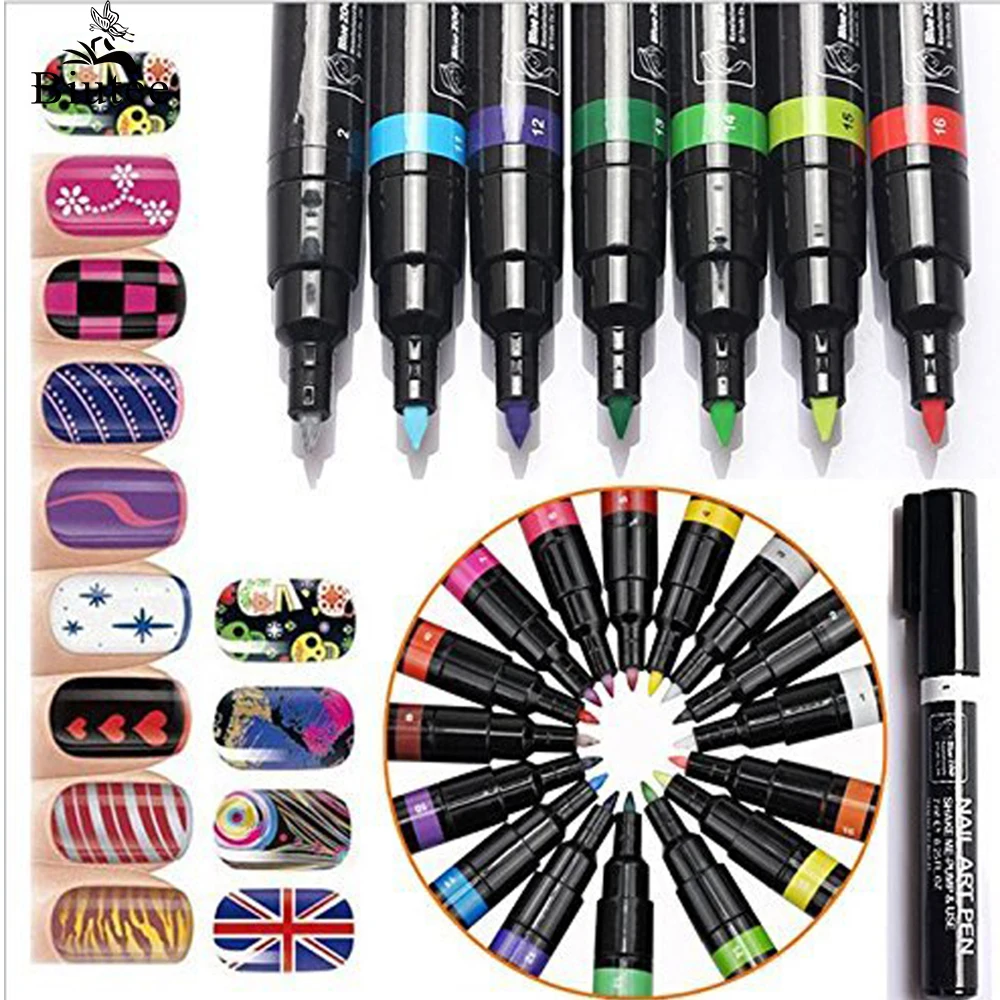 Biutee 16 видов цветов Ручка для дизайна ногтей 3D сделай сам украшение ручка лака