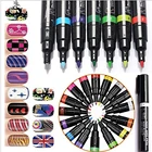 Biutee 16 видов цветов Ручка для дизайна ногтей для 3D дизайна ногтей, сделай сам, украшение, ручка для лака для ногтей, ручка для рисования, Рисование УФ-гелем, DIY дизайн, маникюр