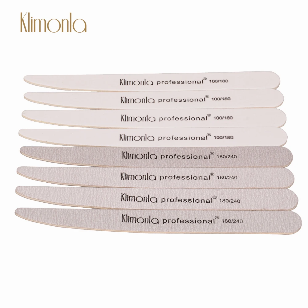 

15Pcs/Lot Wood Nail Files 100/180 180/240 Grit Double-Side Sanding Buffer Files Cuticle Remover White Or Gray Nail Art Tools