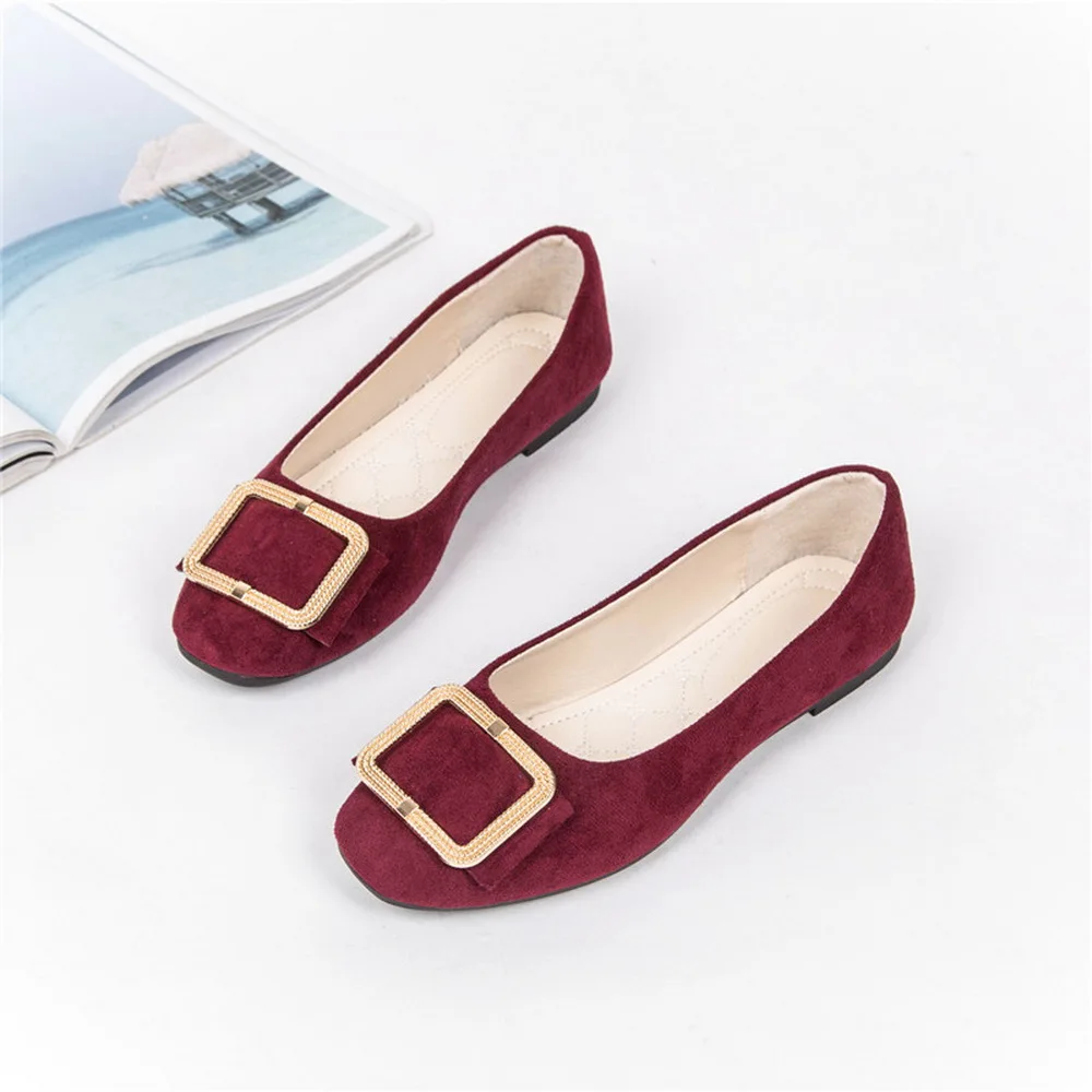 Women Ballerina Ballet Flats Pointed Toe Slip On Comfortable Lady Shallow Loafers Single Boat Shoes Casual Large Size | Обувь