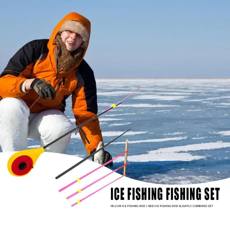 Горячая Распродажа рыболовные удилища с нежной текстурой уличная зимняя