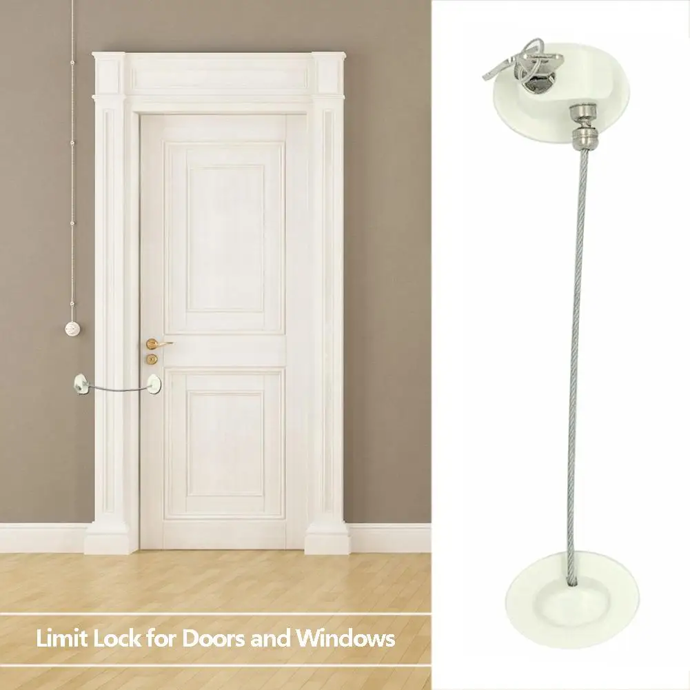 

1pc Baby Safety Locks Plastic Child Window Restrictor Infant Security Lock Safety Kids Prevent Children Falling Window Lock