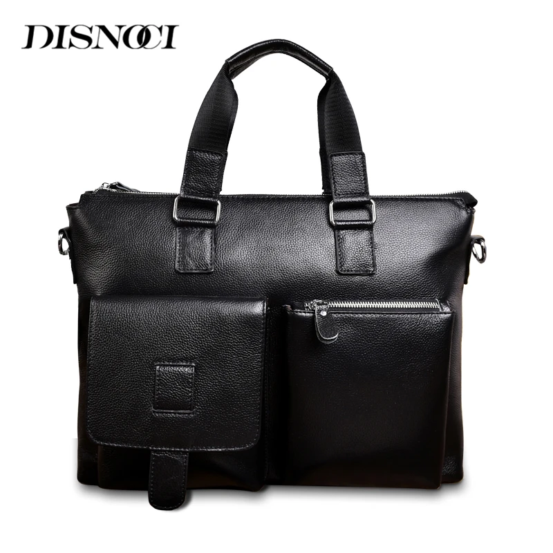 Сумка мессенджер DISNOCI Мужская из натуральной кожи|Мужские портфели| |