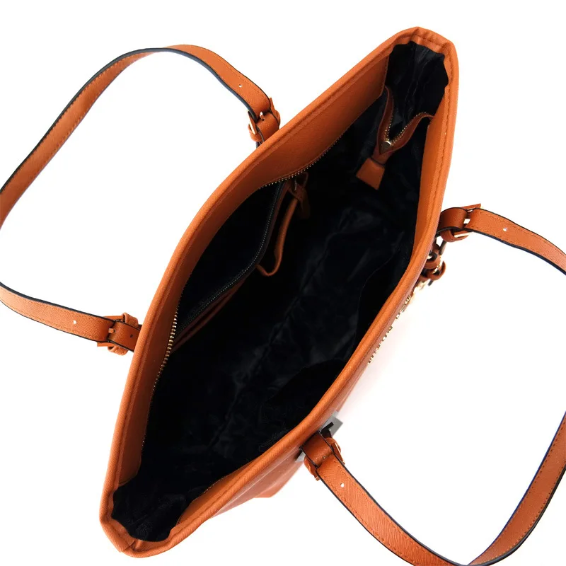 

Luxury Brand Handbag Waterproof Pu Leather High Quality Letter Female Bag Designer Sac A Main Totes