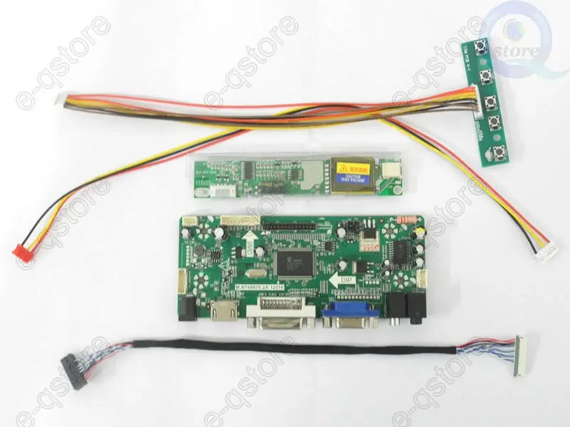 E-qstore: преобразуйте LTM09C362F 1024X600 в настольный монитор с вашим sparkle Idea-инвертор Lvds