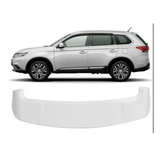 Белый ABS Краски Автомобиля Заднее Крыло багажника выступ Спойлеры для Mitsubishi Outlander - Цвет: Белый