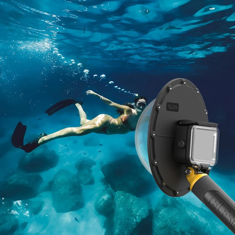 Suitable for Gopro Accessories Hero 9 Fisheye Mask Water eport Hemisphere Surface Waterproof Divider | Электроника