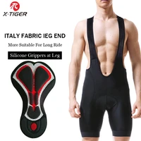 x tiger pro race cycling bib shorts with 5cm italy grippers lightweight bib pant high density 5d gel pad for long time ride