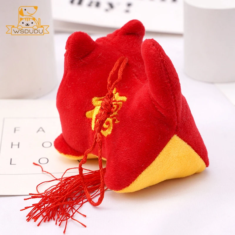 2022 Симпатичные куклы-тигры Красный новогодний талисман символ мультяшное