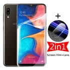 Гидрогелевая пленка 2 в 1 для Samsung Galaxy A20 A20e A20s A 20 e s 20e 20s, Защитная пленка для объектива камеры, не стекло
