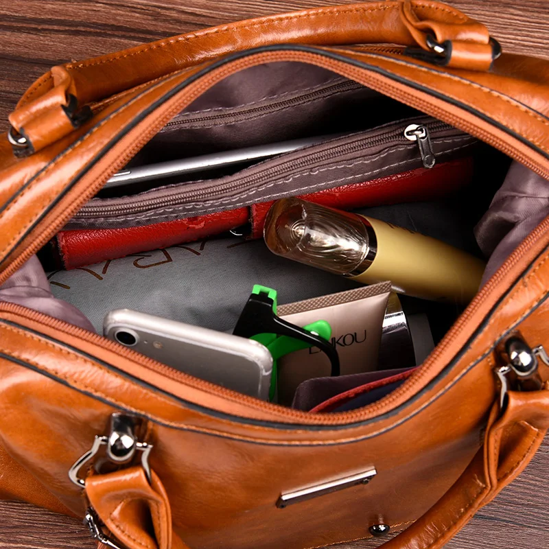 2021 винтажные сумки на плечо модные однотонные молнии для женщин большая