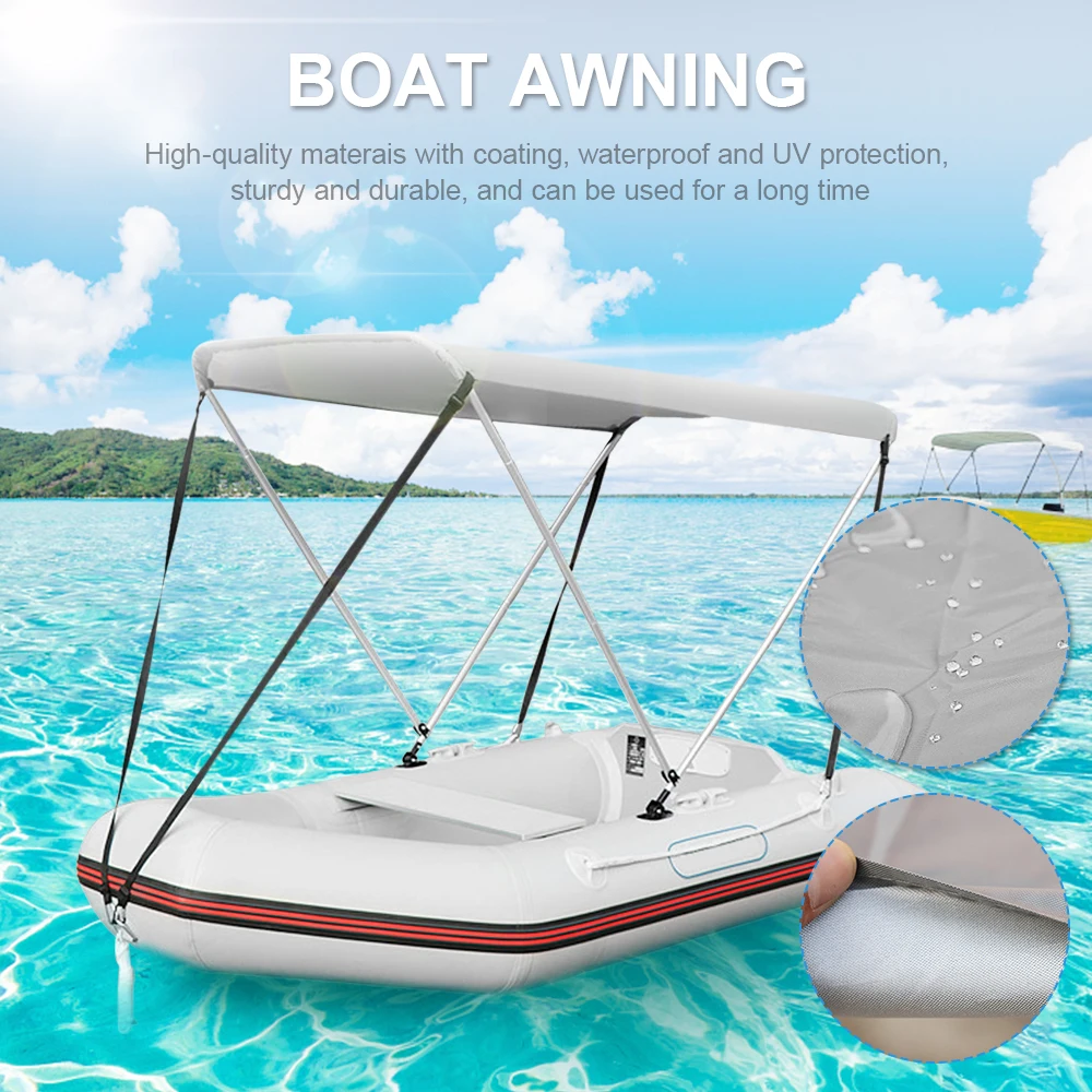 Waterproof Boat Bimini Top Cover Anti-UV Kayak Canopy Awning Canoe Surfing Tent Sun Shade | Спорт и развлечения