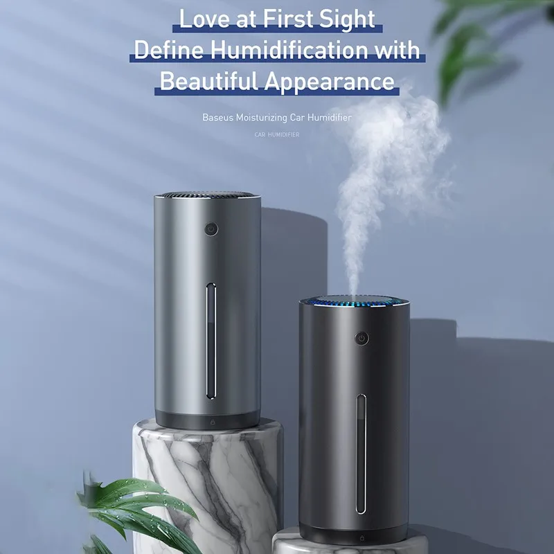 

300ML Car Air Humidifier With LED Light Aromatherapy Diffuser Fogger Maker Air Humidifier For Car Home Office Skin Humidifier